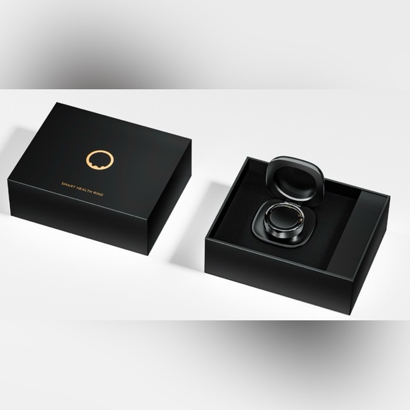 Black JC Smart Ring Size 10,Fitness Tracker, Heart Rate, Sleep Tracker Ring